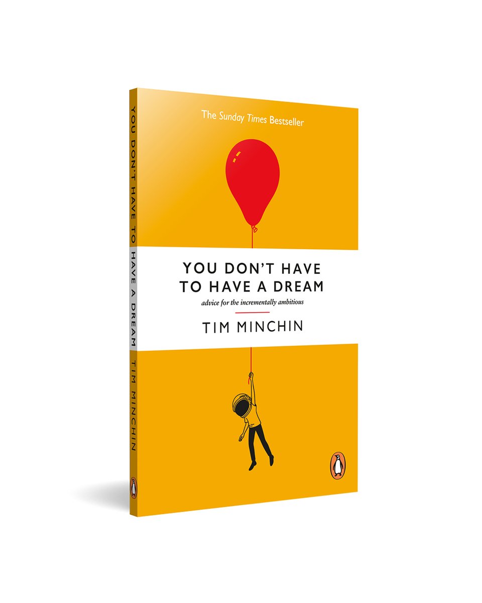 timminchin's tweet photo. 🎈 For those who like their life philosophy a little more bendable, “You Don’t Have To Have a Dream (Advice for the Incrementally Ambitious)” is out in paperback on May 7th and will be available across the UK, Australia and other Commonwealth countries.
Pre-order: https://t.co/NotX3y2o11

Heading to the UK Hay Festival for an ‘in-conversation’ about the book: Saturday May 23rd, 7pm - Global Stage.
Tickets: https://t.co/Xg3duCwscN

#YouDontHaveToHaveADream
@PenguinUKBooks  @PenguinBooksAus
