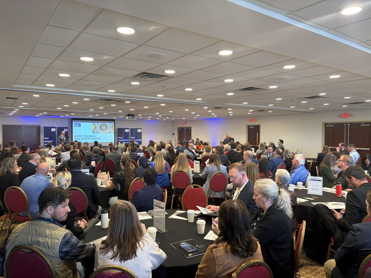 MN_Chamber's tweet image. Packed house is an understatement. Tons of energy in the room to share Minnesota's business story with legislators for 2026 Chamber Day! #mnleg