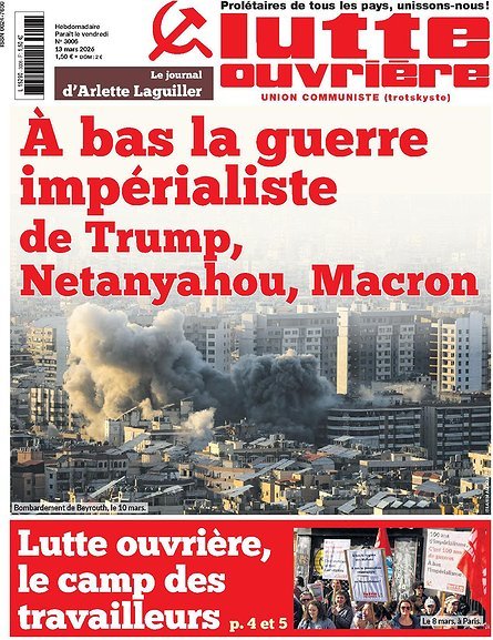 📢 A bas la guerre impérialiste
LO appelle ses militants &amp; sympats à se joindre au rassemblement pour l'arrêt immédiat de l'intervention américano-israélienne en Iran et au Liban. 
📅 Vendredi 17/04 à 19h
📍Paris, Place de la Répu
🚩Avec les camarades des PT, NPA-R et l'UCL.