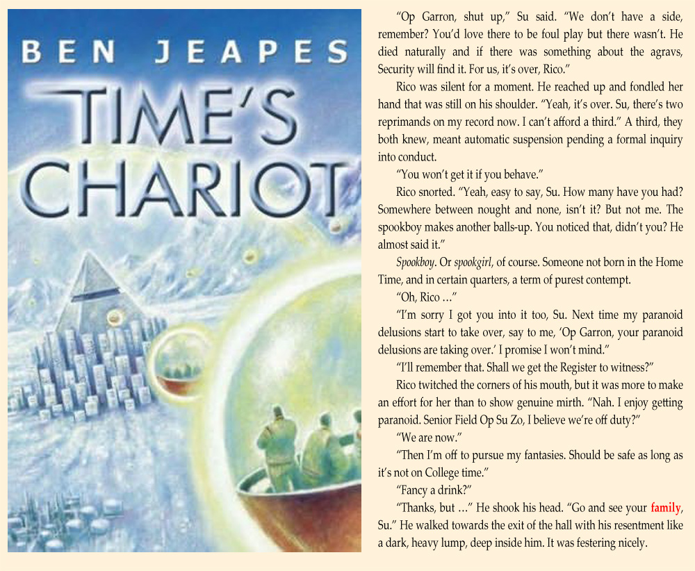 benjeapes's tweet photo. It's Book Quote Wednesday and the word is FAMILY. Of course, a civilisation with time travel has grown beyond such things as petty office politics and backstabbing. Hmm. #bookqw #timetravel #yasf https://t.co/vXOrT2ZpGG
Hear me read a longer extract at https://t.co/TsGUxrNoRX. https://t.co/hLYCHwl4Pq