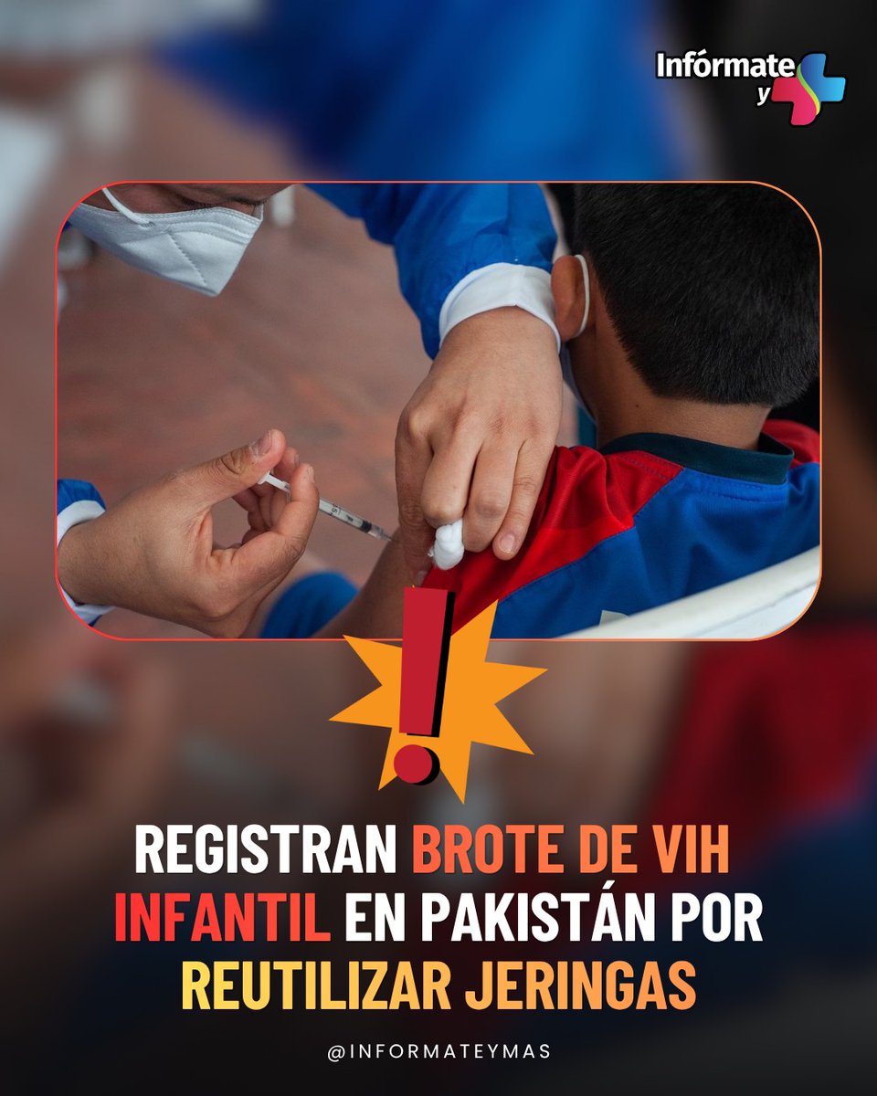 InformateyMas's tweet image. #Internacional 
💉🩸Descubrieron un patrón de infecciones entre 2024 y 2025. 

Entérate: wp.me/p5mgZ1-12ZV 👈🏻

#Pakistán #Niños #Salud