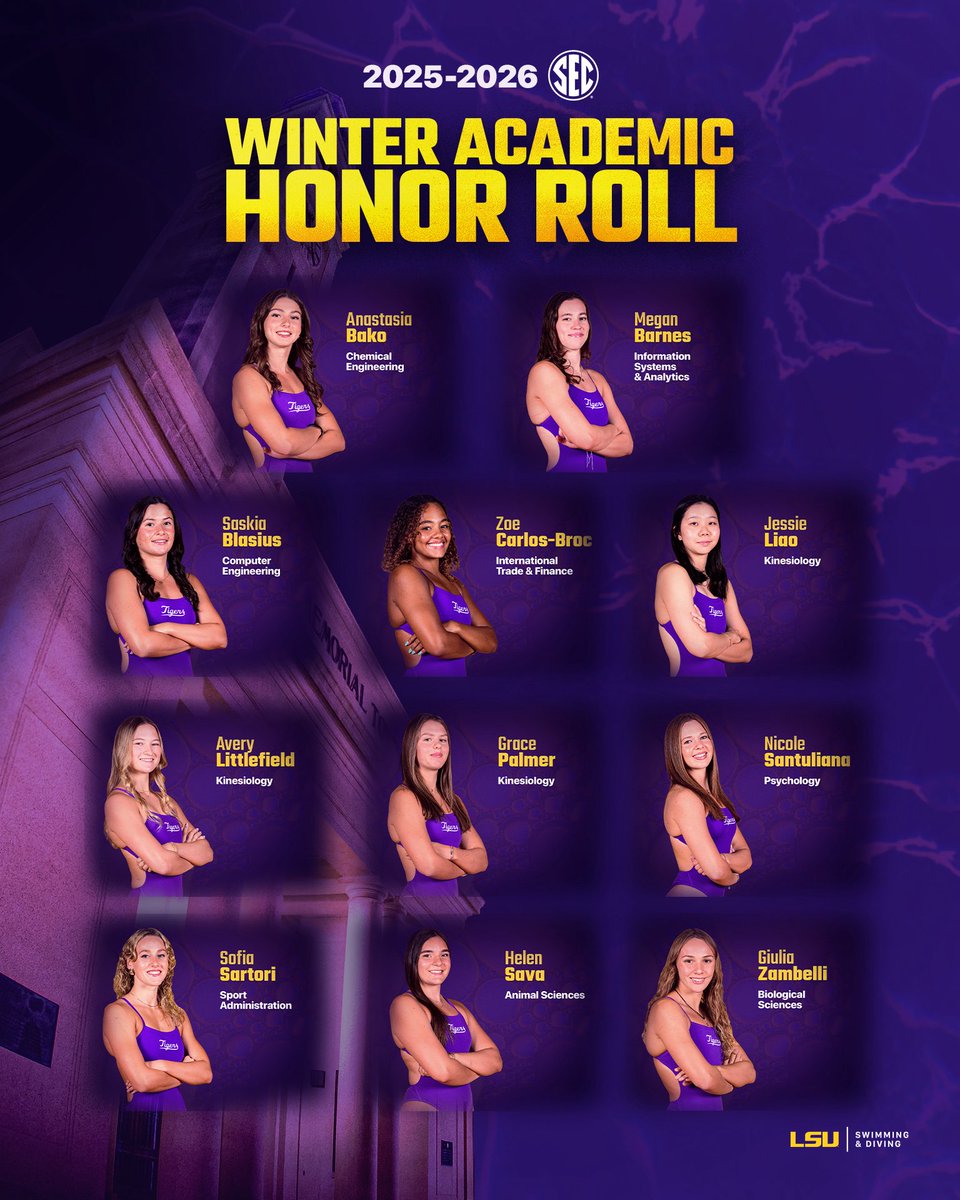 LSU Swimming & Diving tweet media