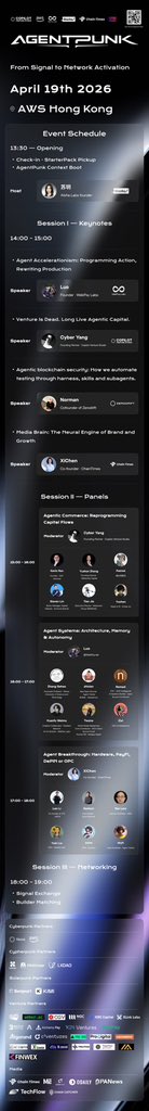 Webpsy Labs🇭🇰4.19AGENTPUNK SUMMIT tweet media