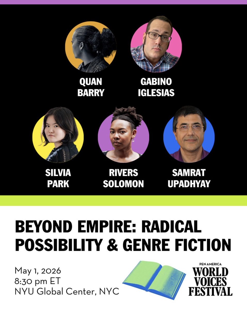 koreasocietyart's tweet photo. The Korea Society is proud to be a Community Partner for this year’s PEN America World Voices Festival!

From April 29 to May 2, we’re highlighting powerful programs featuring authors of Korean descent:

Use code PENPAL26 for 20% off ticketed events!

🎟️: https://t.co/8nVjJ6Jy8S https://t.co/v2h77EA9G7