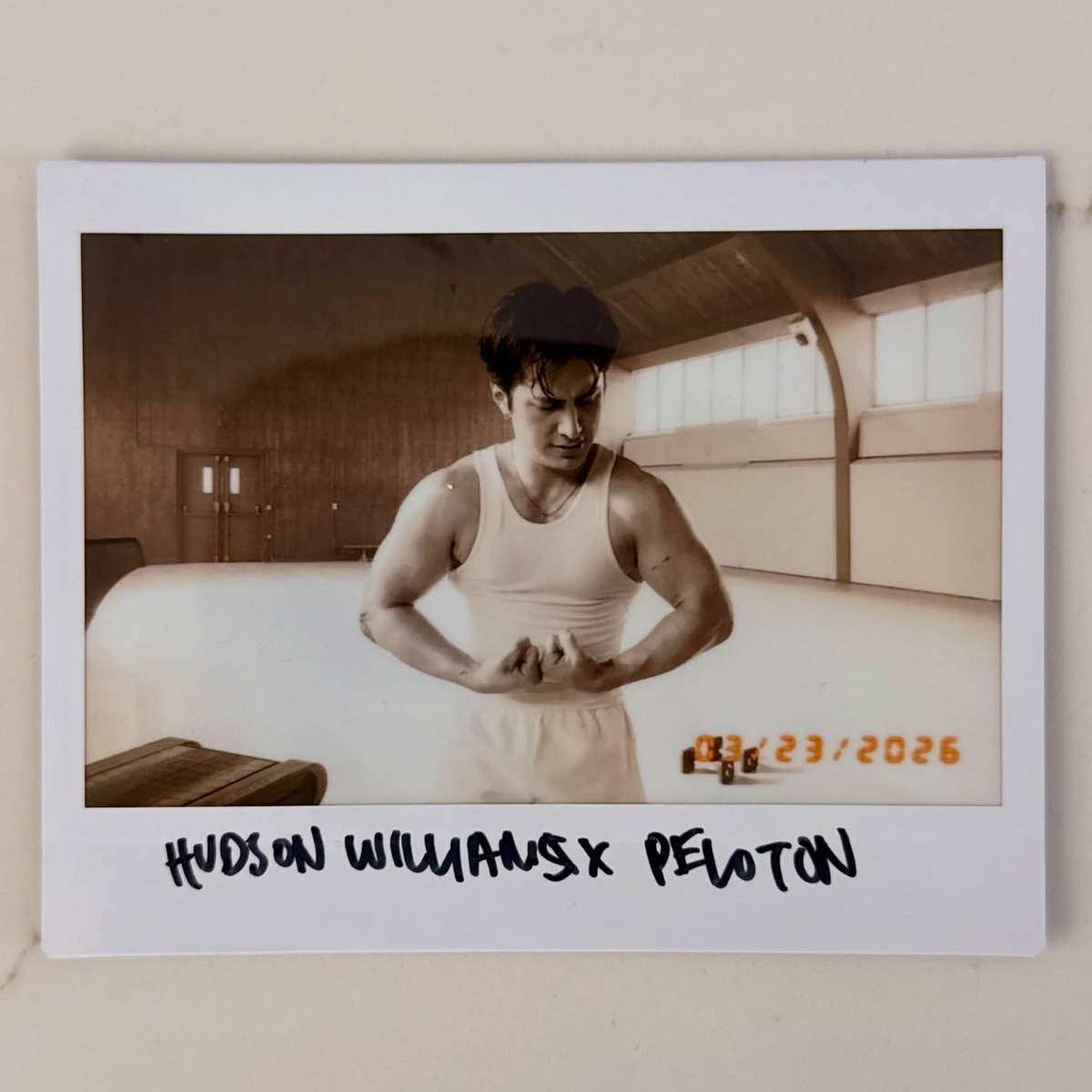 hudsonwphotos's tweet image. Hudson Williams' polaroid via Aika Flores (snapsby.aikaflores)