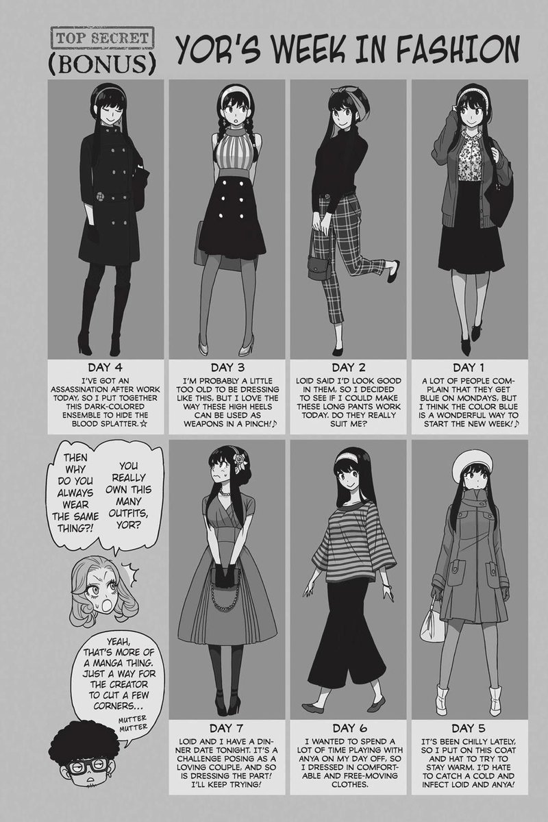 Yor’s week in fashion 😃