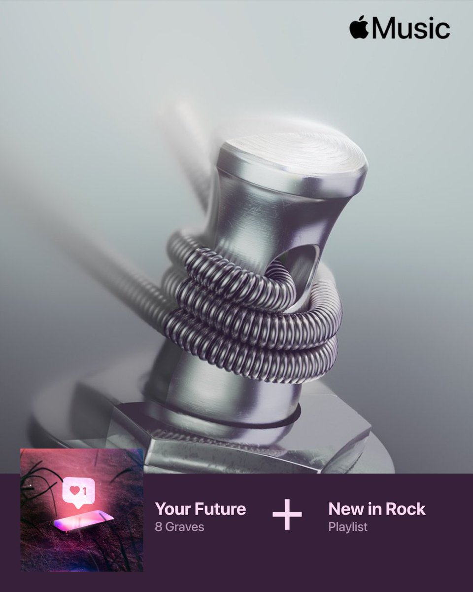 8Graves_'s tweet photo. Make sure to check out the “New In Alt” and “New in Rock” playlists on @AppleMusic! While you’re there keep an ear out for our new song “Your Future!” Beyond grateful to Apple Music for the support! https://t.co/rx3NQzFM7l