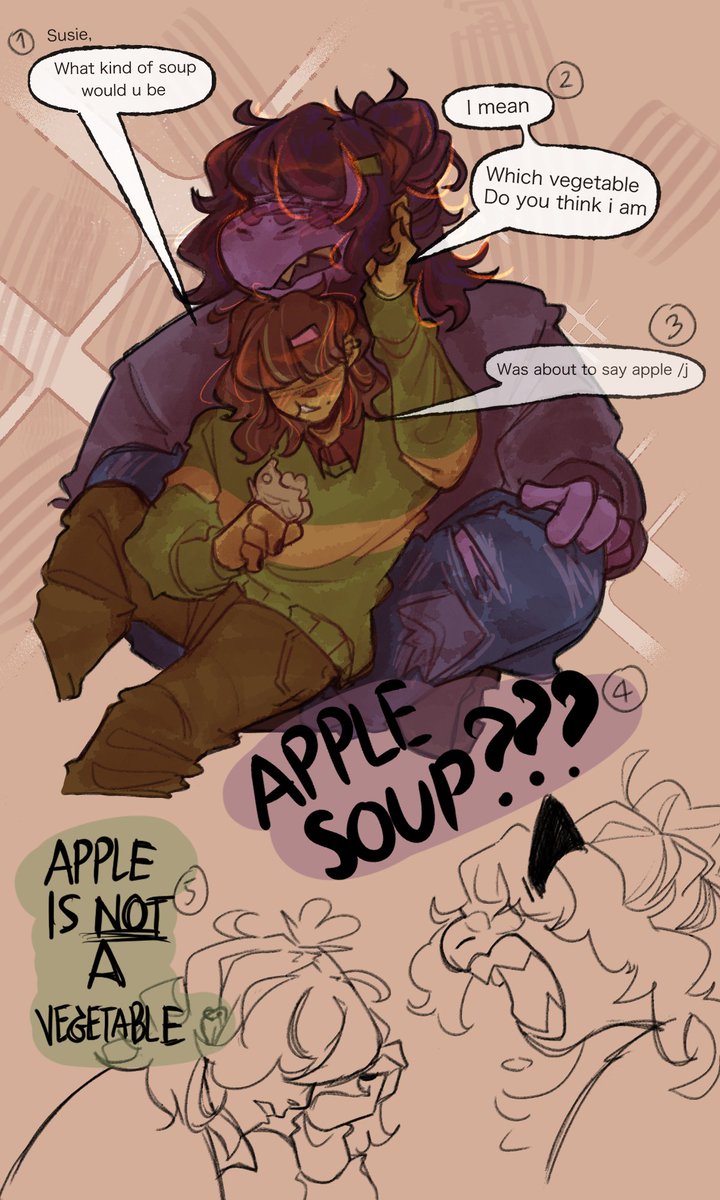 Maoshidesu's tweet photo. this is just great #krusie #DELTARUNE https://t.co/17CyqfWscC