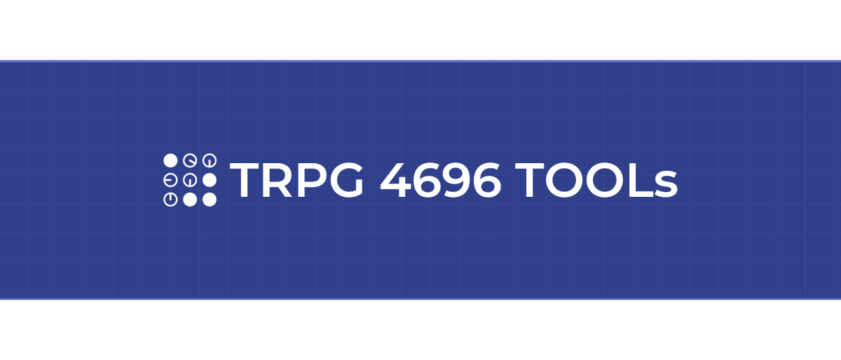 TRPG_4696_TOOLs's tweet photo. --
⣠TRPG 4696 TOOLs
TRPGåã ããŒã«æ²èŒãµã€ã
https://t.co/n9tqO6KxcO
--
TRPGã»ãã·ã§ã³åãã®ããŒã«ãµã€ãã§ãã
HTMLåŒãSpreadsheetåŒã®ããŒã«ãé
åžã»å
¬éããŠããŸãã
ããŒã«ã«é¢ãããæèŠããææ³ã¯
#TRPG_4696_TOOLs ãŸã§
確èªã¯äžå®æãšãªããŸã
#TRPG #CoC #tekey #ã³ã³ãã©ãªã¢ https://t.co/IpxEzk1WNF