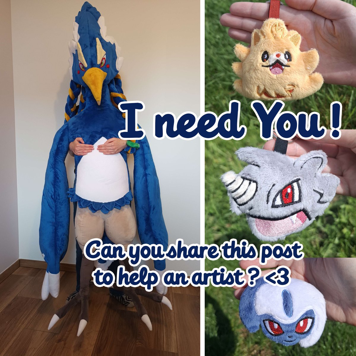 MissGaeriel's tweet photo. Hi 🩵 

 I'm not very good with socials, but if you like my art and want to support my work, i've open a goal on my ko-fi account to buy a new sewing machine as mine is only for beginner and have reach some limits !  

For 10€+ tips you can have for free one of my ITH pattern 🫶 https://t.co/QPCam4qqfy