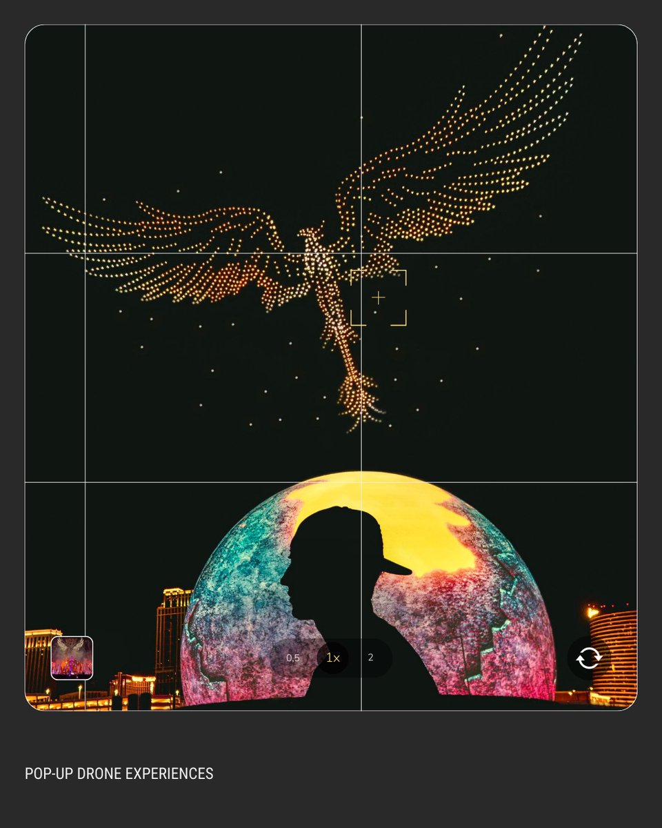 skyworxdrones's tweet image. Our VIRAL POP-UP drone shows are designed to get people TALKING, SHARING, and TAGGING! Perfect for guerrilla marketing, brand activations, and creating those "OMG did you see this?!" moments. 🤯 Contact us!

#GoViral #BrandActivation #PopUpEvent skyworx.com/contact-skywor…