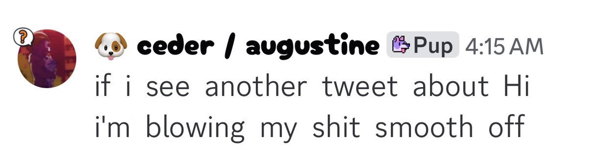 auggie 。。(＞人＜;) tweet media