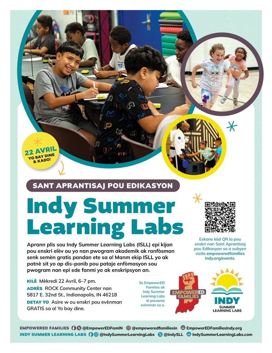 Indy Summer Learning Labs tweet media