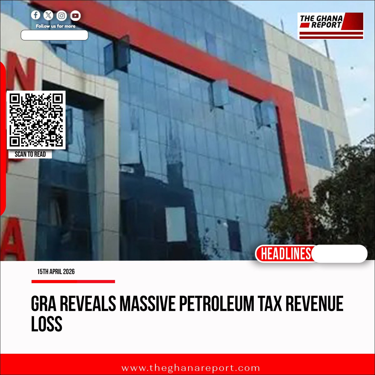 GRA reveals massive petroleum tax revenue loss.

theghanareport.com/gra-reveals-ma…

#TGR 

Spining | Ibrahim Mahama | #BHIMFestLondon
