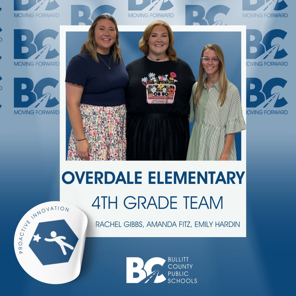 bcpsky's tweet image. 🌟 Staff Spotlight: Overdale’s 4th Grade Team 🌟
Rachel, Amanda &amp;amp; Emily are turning MyView into meaningful, joyful learning that empowers students every day. Thank you for leading with #BCPSProactiveInnovation! 💡 #BCPSProud #MovingForward