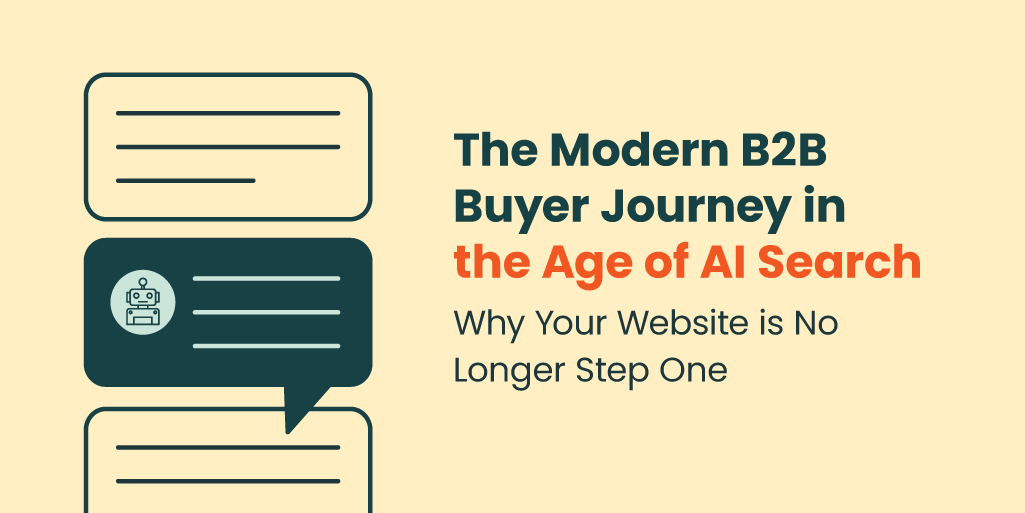 firebrandcomms's tweet photo. Your B2B buyers have already formed a shortlist before they visit your website.

AI search maps the category. Communities validate it. Your site just confirms it.

The funnel hasn't disappeared — it's moved upstream, where most teams aren't looking.

https://t.co/10OEIUSBVb https://t.co/Ab43OFh7RQ