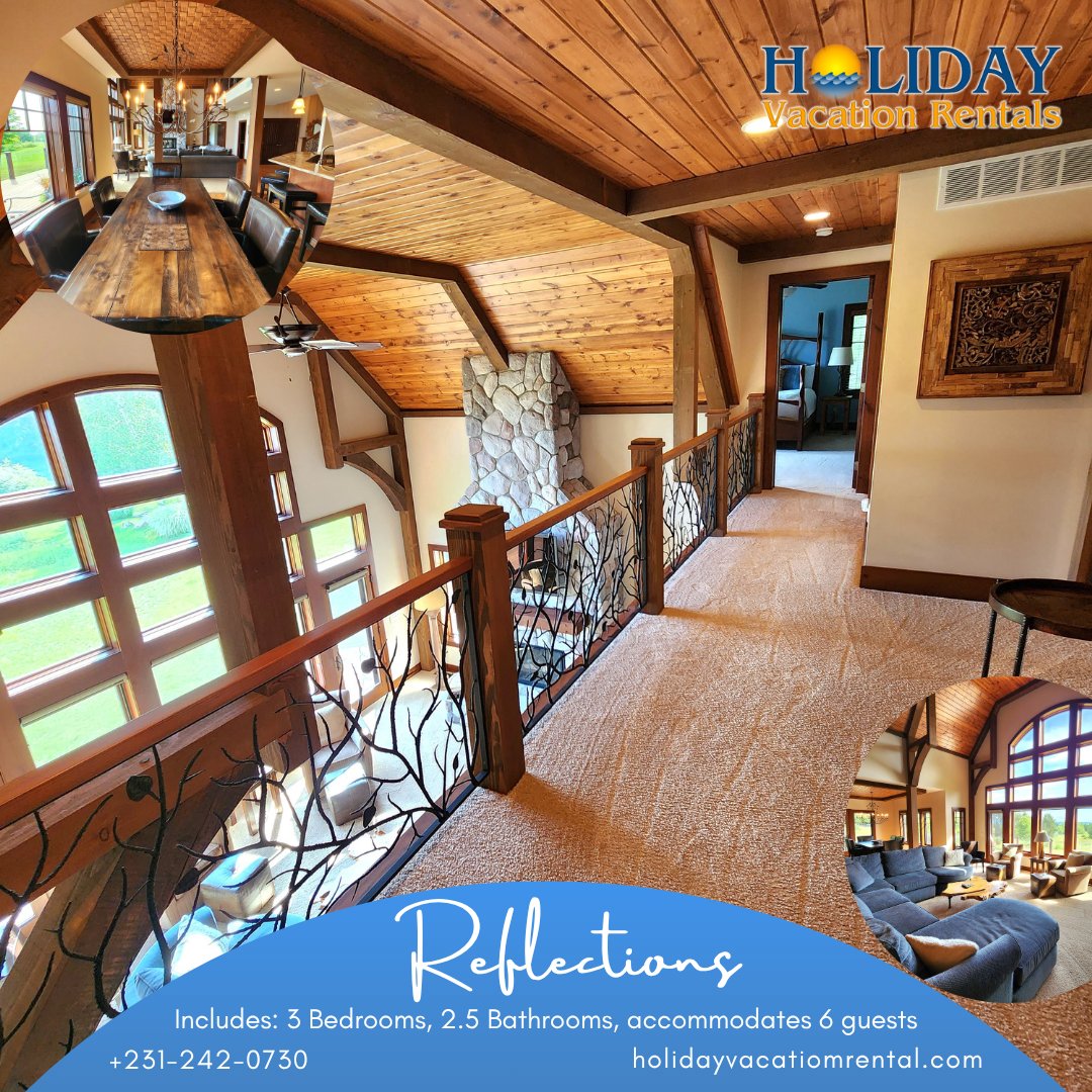 Rare availability for Reflections! Book June 15-July 15! Birchwood living at its finest!

ow.ly/SBJ850YCVBB