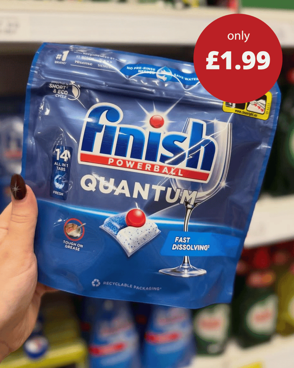 SaversHB's tweet image. Just £1.99 for a 14 pack of Finish Quantum, that's Savers! ✨

Shop now👉 ow.ly/kYHw50YH4Bs

#savers #savershaul #finish #clean