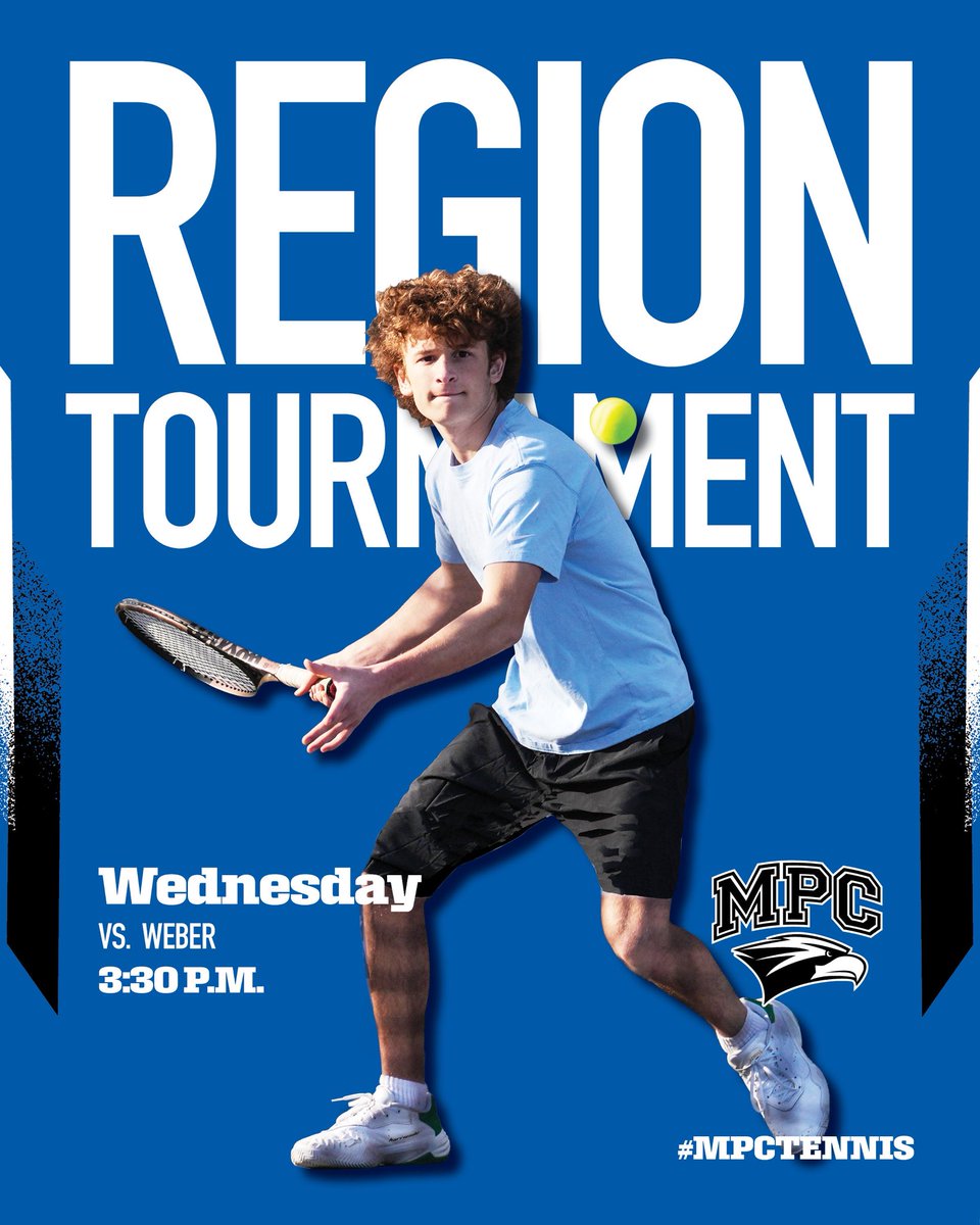 MPCAthletics's tweet image. The boys #MPCTennis team is in the Region Quarterfinals! 

Today at home against Weber at 3:00 p.m.

#MPCWAY | #FunToWatch