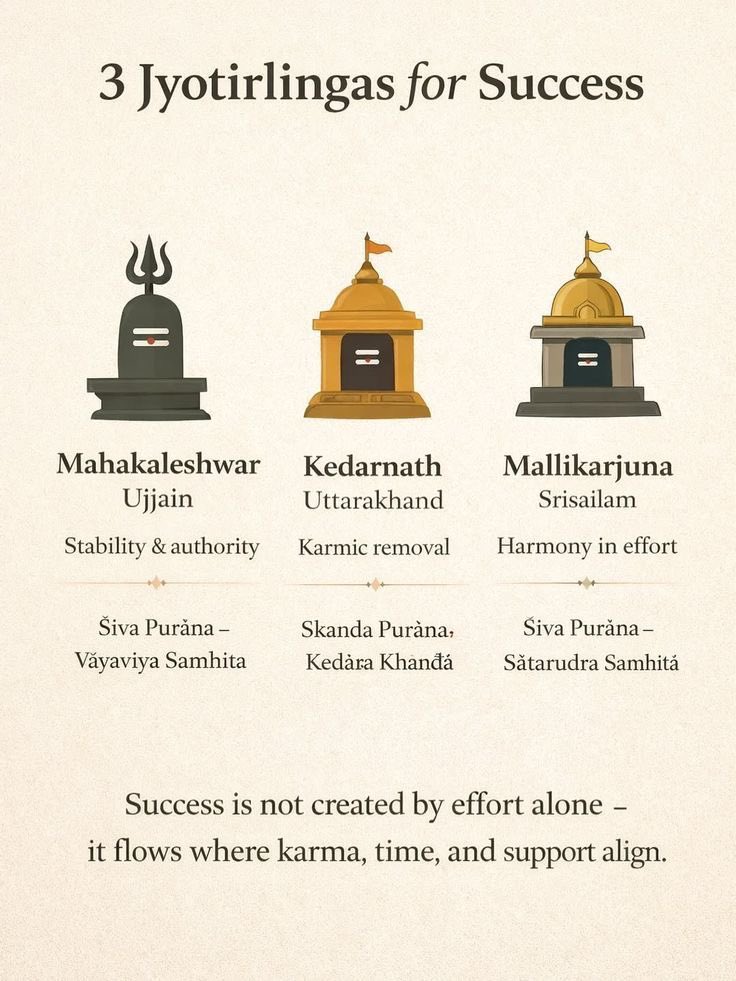 3 Jyotirlingas for Success