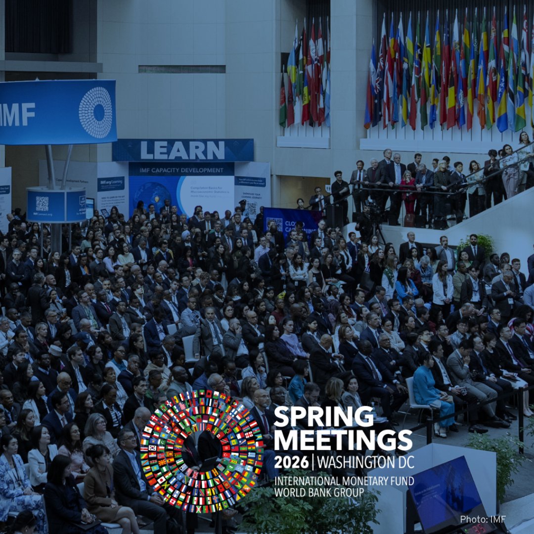 ilo's tweet image. Even as global growth appears steady, structural labour market weaknesses and escalating conflict in the #MiddleEast threaten incomes and jobs for millions, @GilbertFHoungbo warns at the IMF and World Bank Spring Meetings.

🗞️ow.ly/tVF050YJXIh 

#WBGMeetings #IMFMeetings
