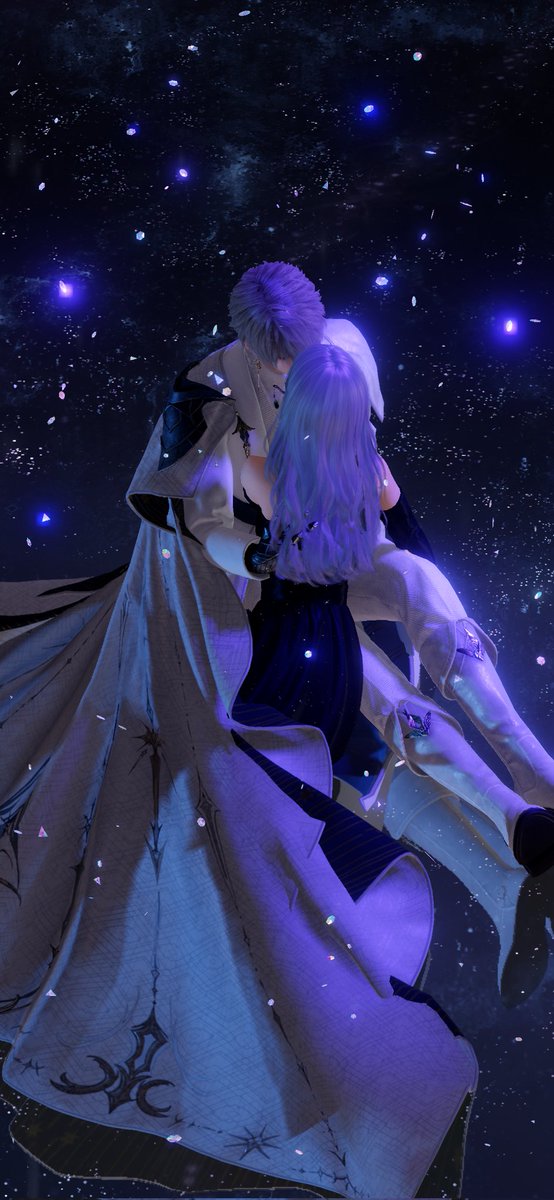 xavslittlelight's tweet image. Got this pretty StarFlower pic from @zeixaystars's qr 🥺🥺 he's truly holding his whole universe in his arms