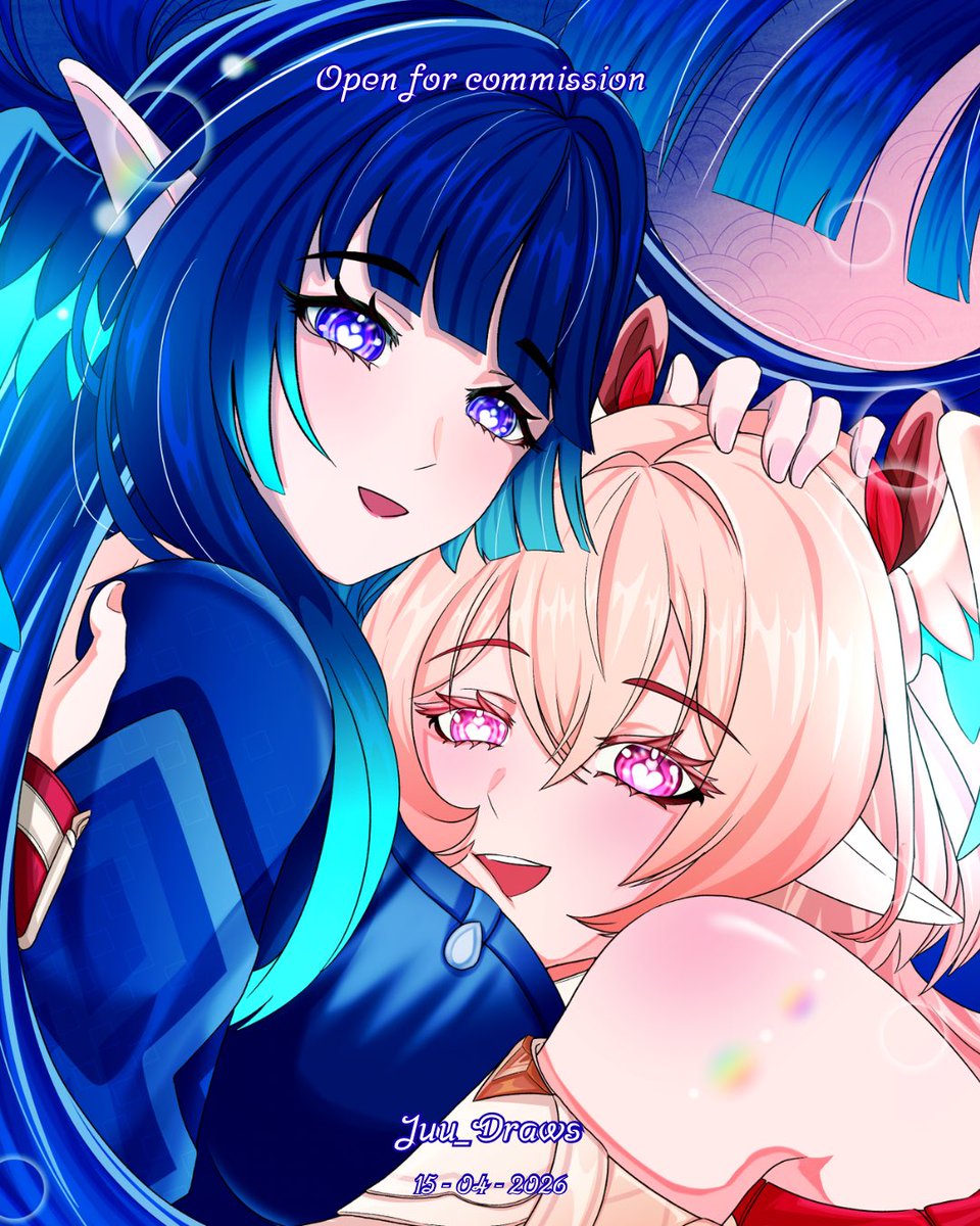 JudawanAngra's tweet photo. Linnea and Celeano: hug
Me:... my turn?? also... PLAYABLE CELEANO WHEN??

Art by me 

#genshinspecialprogram #linnea #GenshinLunaVI #vgenartist #vgencode https://t.co/1xvqqT3dzG