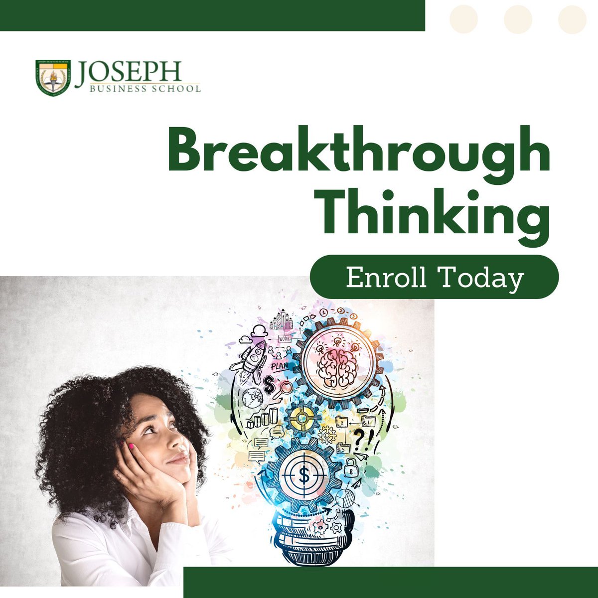 JBSedu's tweet image. Creative thinking helps #leaders solve problems and see new opportunities. Learn practical strategies for greater #creativity in this #onlineclass taught by Dr. Deloris Thomas, President of The Joseph Center: training.josephcenter.com/#/online-cours…