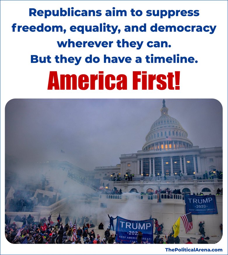 TPoliticalArena's tweet image. #RepublicansHateDemocracy
#RepublicansHateAmerica
#traitors
