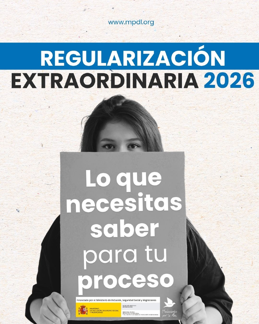 MovimientoxlPaz's tweet photo. 📄 La regularización 2026 ya está en marcha.
Si estás en España en situación irregular o has solicitado asilo, esto te interesa 👇 https://t.co/E5OKPK2izH