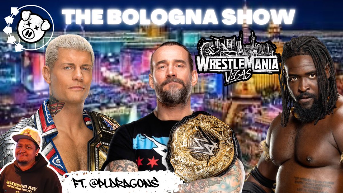 ChiSportsBums's tweet photo. The Bologna Show is back tonight at 9pm with @PLDragons. 

- Nerd News: RR Hall of Fame, Avengers Doomsday, Mandalorian &amp; Grogu. 

- Superhero Hypothetical: Pick a mask

- Deep Dive: WrestleMania preview &amp; predictions. 

🐷📺 Comment Along ⬇️
https://t.co/kferM48Bzu https://t.co/KYhRM06l9q