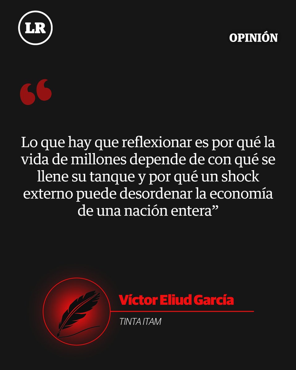 LaRazon_mx's tweet photo. #TintaItam | Decirle a la gente desde el poder que se cambie de roja a verde es cómodo porque convierte un debate público en un ajuste privado.
Escribe Víctor Eliud García Mendoza ✍️
https://t.co/m7rWL1aQ1C
#Economía #Energía #Petróleo https://t.co/c5bnNv9tji