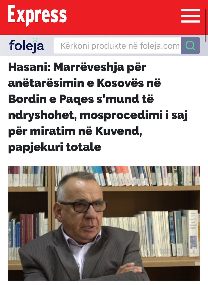 Petrit Selimi tweet media