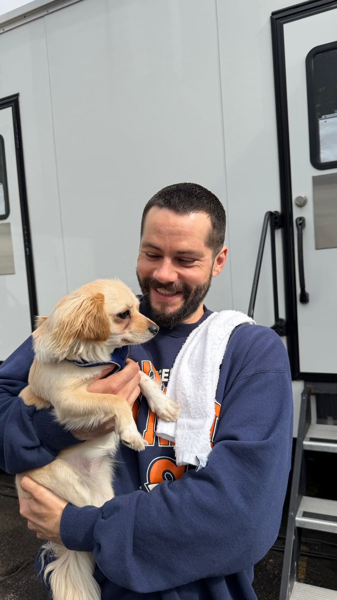 New 📷

Dylan O'Brien with a 🐶 behind the scenes on the set of “Apparatus” in Toronto, Canada. (April 15, 2026)

📷©: hudsonwilliamsofficial Instagram Story