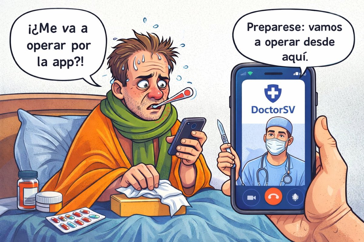 Ridículos, <a href="/doctorsvapp/">DoctorSV</a> no es la solución para todo.

¿Reemplaza hospitales? No.
¿Garantiza salud perfecta para todos? Tampoco.

Entonces claramente no sirve. #HellSalvador