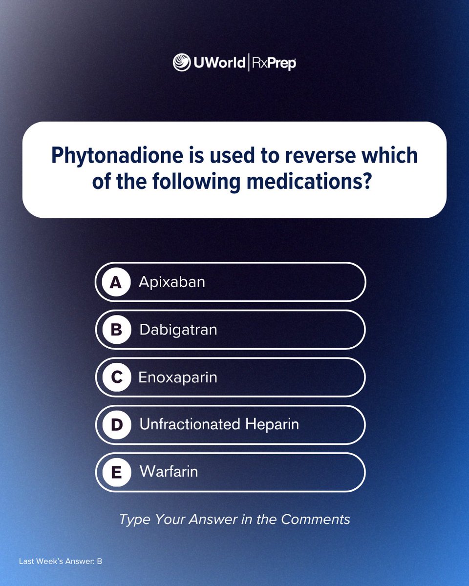 Do you know which anticoagulant is reversed by phytonadione (vitamin K)?