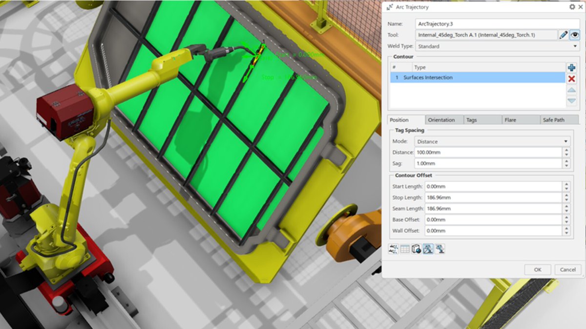GoEngineer's tweet image. Join us Wed. April 22 11AM PDT - Mastering Arc Welding with #DELMIA Robotics
hubs.la/Q048gkwL0
Third session DELMIA Robotics series-demonstrate how to leverage CAD geometry to automate weld path generation and validate complex arc welding processes in a virtual environment.