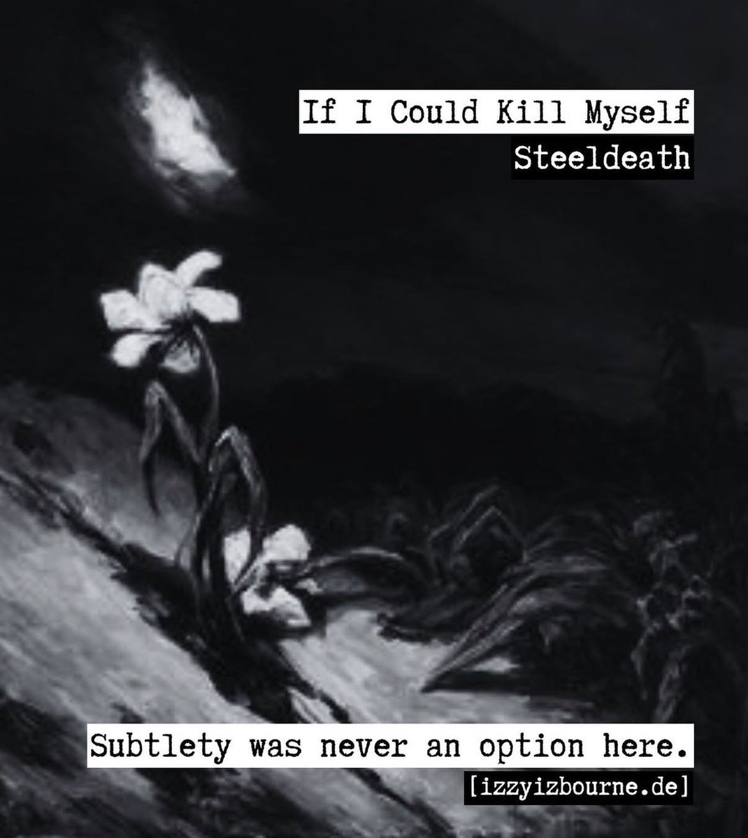 Check out this in-depth article on our release 'STEELDEATH' by IICKM.

Read the article: izzyizbourne.de/if-i-could-kil…

Check out the album here: lifesicklullaby.bandcamp.com/album/steeldea…