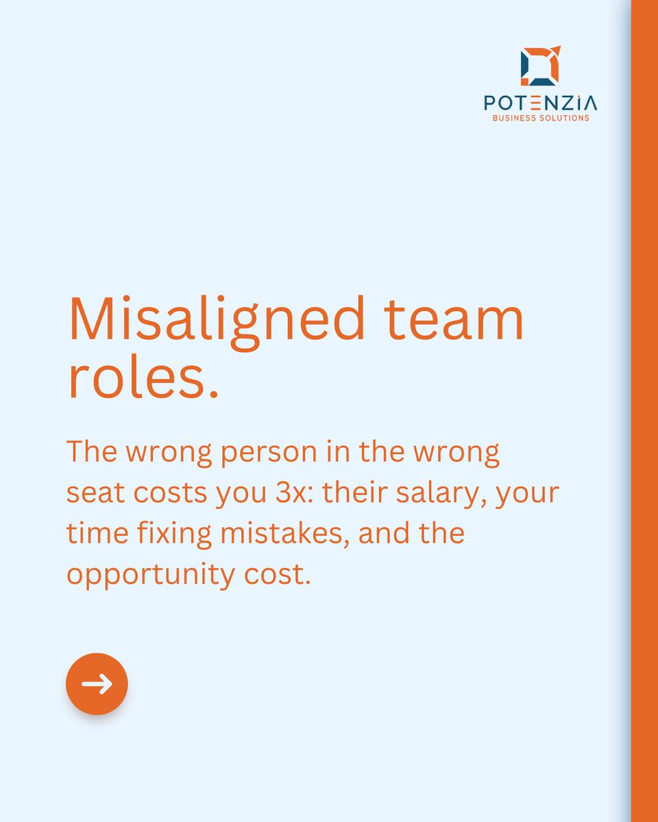PotenziaSMB's tweet image. #smallbusiness #productivity doesn’t fail because of laziness. It fails because of unclear #expectations, missing #processes, and misaligned roles.

Fix those, and everything changes.

And we are here to help you fix that!