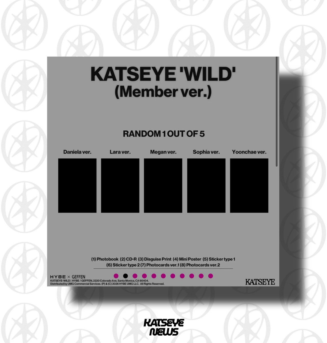 NewsKatseye's tweet image. KATSEYE’s latest announcement for their 3rd EP ‘WILD’ previewed photocards for five members— excluding Manon. 

The project is set to release in August of this year. It is unclear how long Manon’s hiatus will last and if she will be on any of the tracks.

#SIXORNOTHING