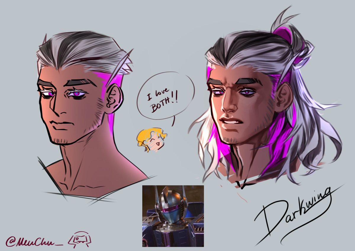 MeuChu_'s tweet photo. Not satisfied with Darkwing's design, so I did a design warm-up before I pour all of my energy into finishing coms

#BeeWing #Darkwing #Transformers https://t.co/V0ZqDDMhkE
