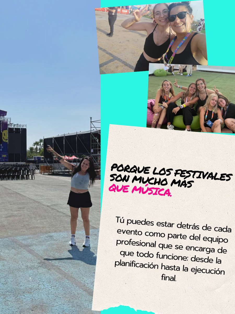 protocoloimep's tweet photo. ¿Trabajar o hacer prácticas en un festival?

Esto es 100% posible para nuestro alumnado.
Porque en IMEP se forman para:
👉 trabajar en eventos musicales
👉 hacer prácticas en festivales
👉 vivir la experiencia desde dentro

Preinscripciones abiertas
📨informate@protocoloimep.com https://t.co/X8c9UrMUZw