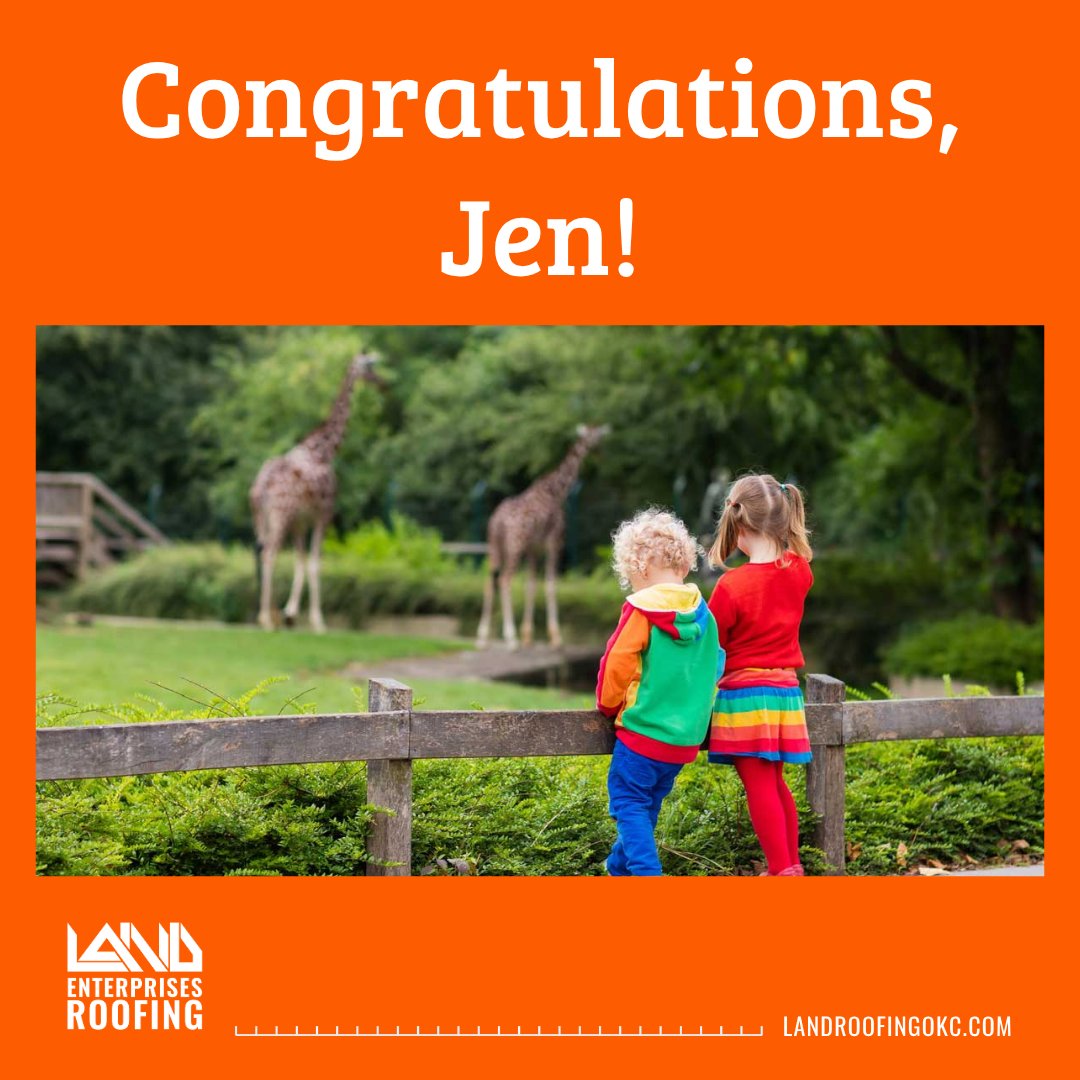 LandRoofing's tweet image. Congratulations to Jen for winning our OKC Zoo Family ZOOfriends Membership! 🎉🦁

Connect with us on social media so you’ll see when you can enter our next giveaway! 🎉

#OKCZoo #GiveawayWinner #Congrats #LandEnterprisesRoofing #EdmondOK #CommunityGiveaway #OKCFamilies #Giveaway