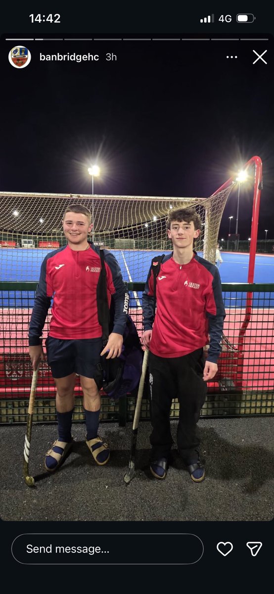BanAcademySport's tweet photo. Fantastic to see our pupils representing Ulster over Easter.
Josh O travelled to Glasgow with the U21 side to face Scotland. 

Alyssa S, Charlotte B and Katie L represented the U21s against the English Association of colleges alongside Adam L and Max M representing the U18 side. https://t.co/ADStMhrEYq