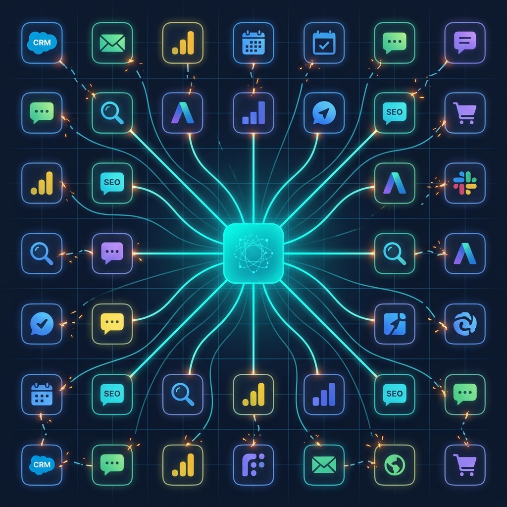 optimaldev801's tweet photo. 9 tools. 9 logins. 9 databases that do not talk to each other. $3K to $8K/month.

The SaaS Tax is silently killing service business margins.

We mapped out the 30+ tools you can cancel by consolidating into one platform.

https://t.co/HbdSp8nVOE https://t.co/JmovL86scP