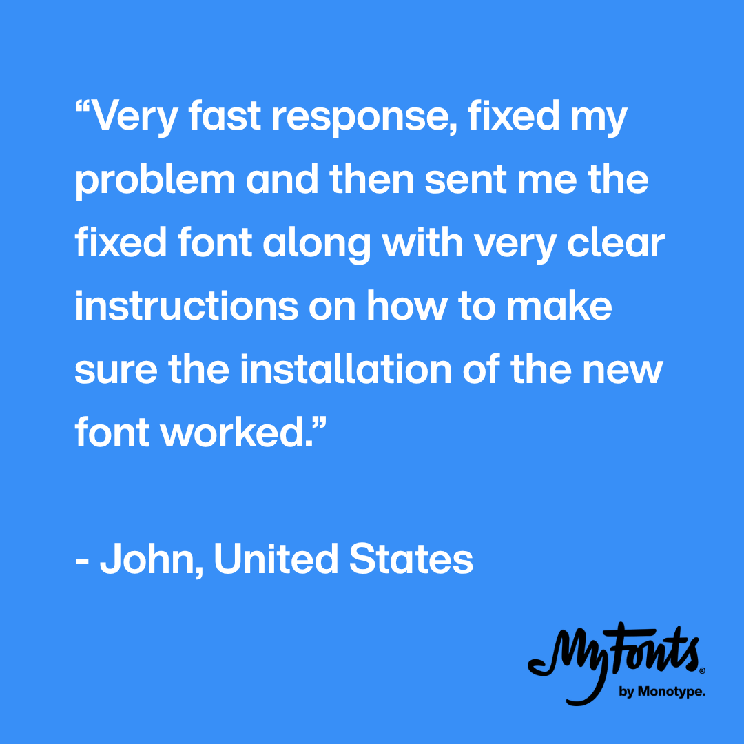 MyFonts tweet media