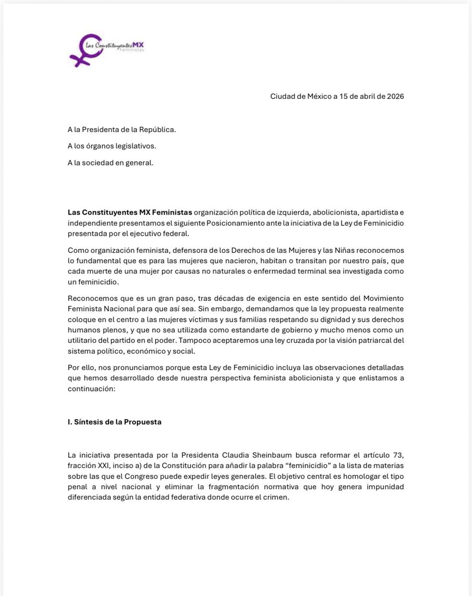 Las Constituyentes Feministas tweet media