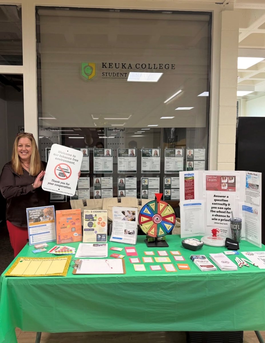 TACFL_flx's tweet photo. What a fantastic @KeukaCollege event! TACFL was thrilled to join Passport to Wellness. Met great groups + AMAZING students! #LifeAtKC #KeukaCollege https://t.co/FJdkd49Jkd