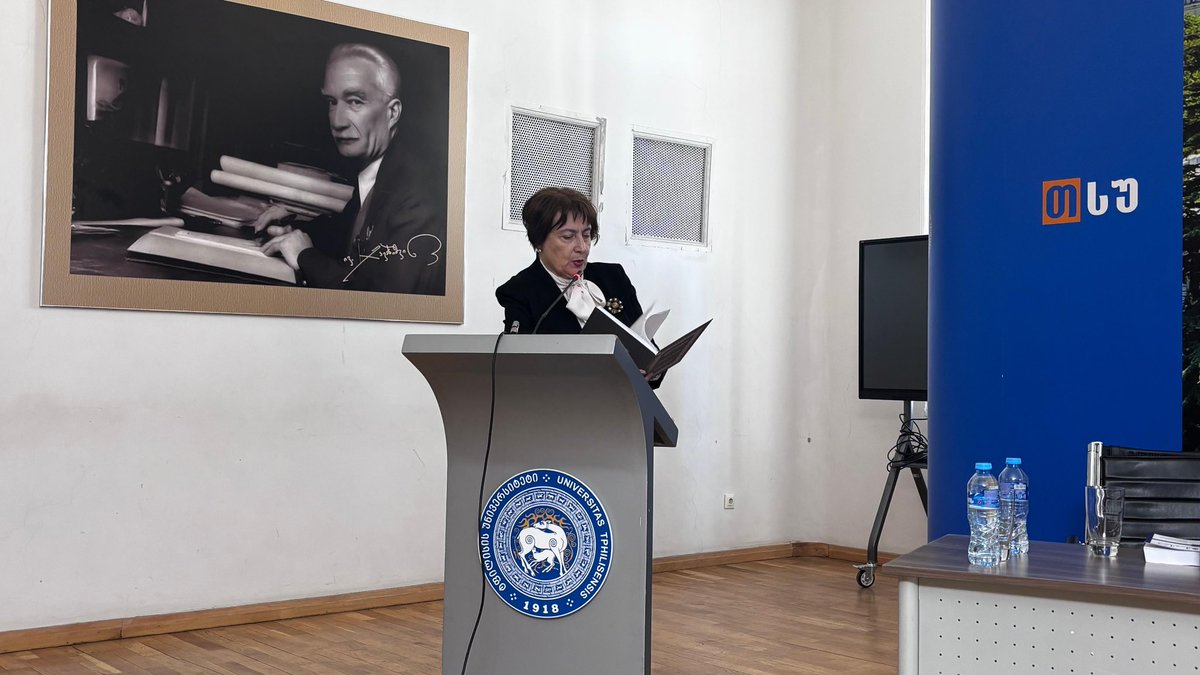 tberuch's tweet image. The delegation from Iași Petre Andrei University was warmly welcomed in Tbilisi State University (TSU) for presentation of the new issue of POLIS magazine on #Georgia with work of Georgian &amp;amp; Romanian scholars. #UniversityDiplomacy 🇬🇪🇷🇴@MAERomania @MFAgovge @MelikishviliLia