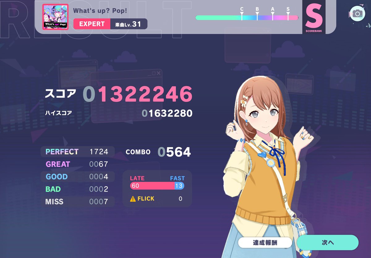 星4回復積みでノーツ速度変えたらうんとやりやすくなった